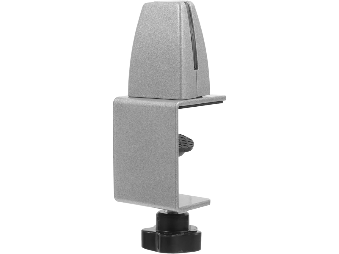 Clipe divisor de mesa em liga de alumínio, fácil de usar e prático, clipe divisor de mesa preto