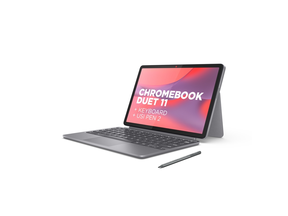 Portátil LENOVO Chromebook Duet 11M889 (Outlet Grade A - 10.95'' - MediaTek - RAM: 8 GB - 128 GB eMMC)