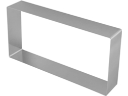 Forma Retangular De Aço Inoxidável Para Assar Bolos E Tortas, Design Profissional E Fácil De Desenformar, Ideal Para