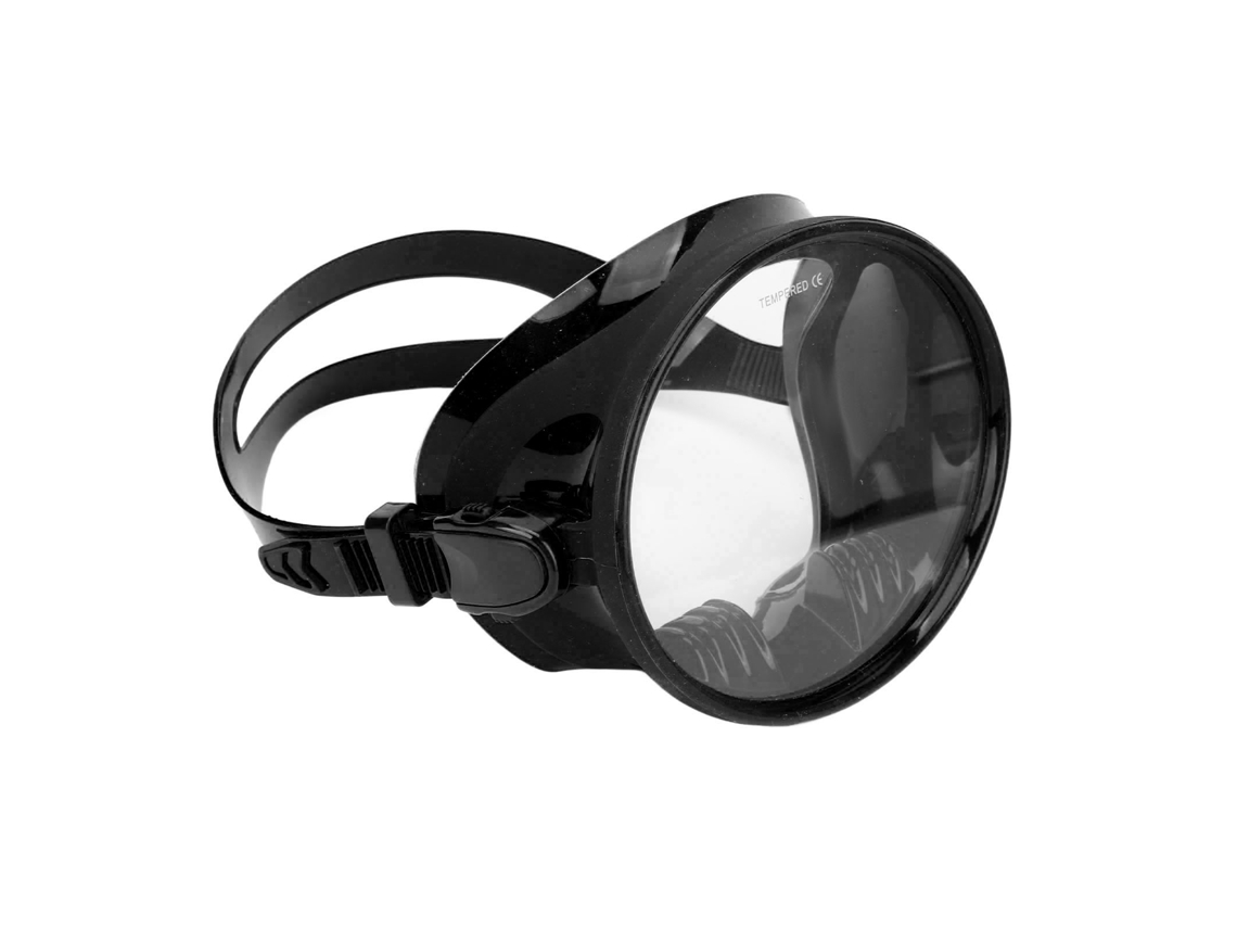 óculos de Mergulho e Snorkel Anti embaçamento À Prova de Vazamento Visão Larga para Homens e Mulheres Preto S/MARCA