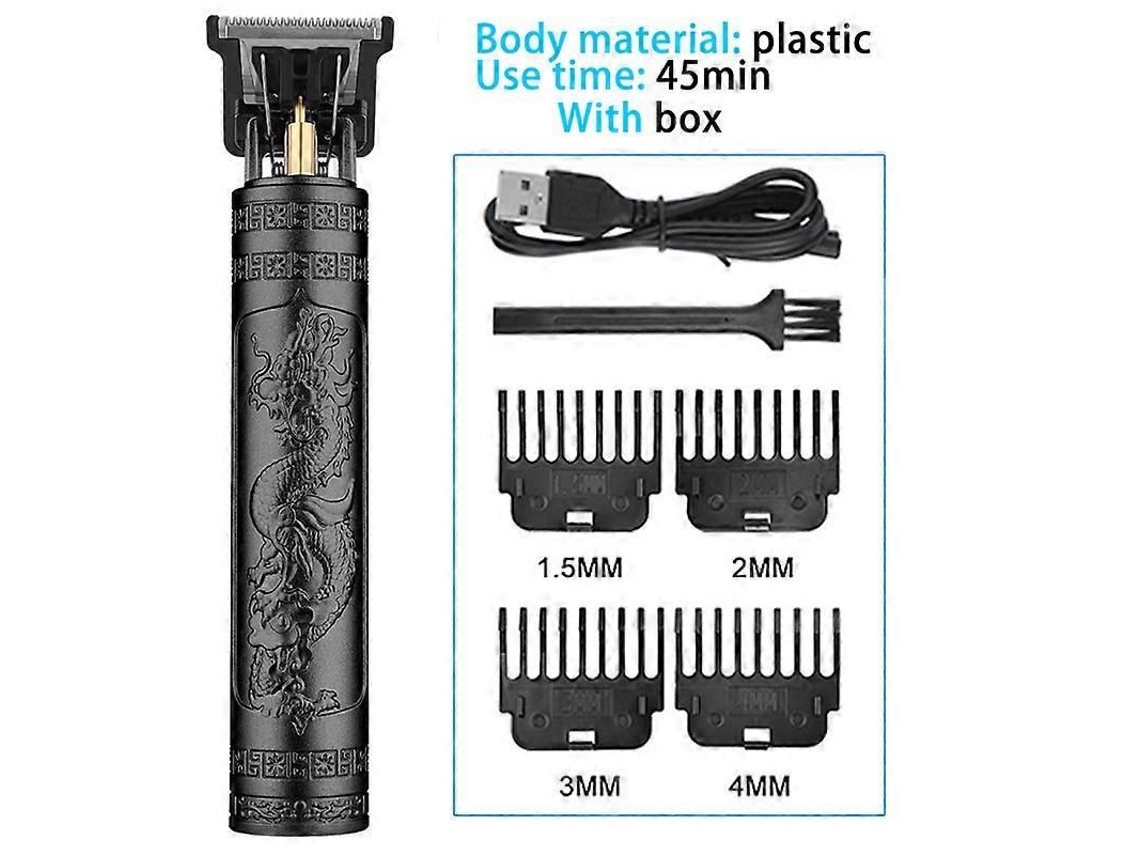 T9 Elétrica Sem Fio Máquina De Corte De Cabelo Profissional Barbeiro Aparador Para Homens Cortador De Barba Barbeador Isqueiro
