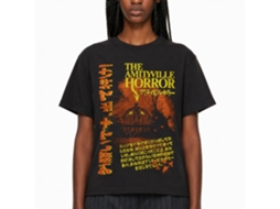 Rockinstone Amityville Horror Movie Japan Poster Black Adult T-shirt Size:l