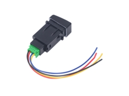 Interruptor De Luz De Névoa 5 Pinos Abs Ip67