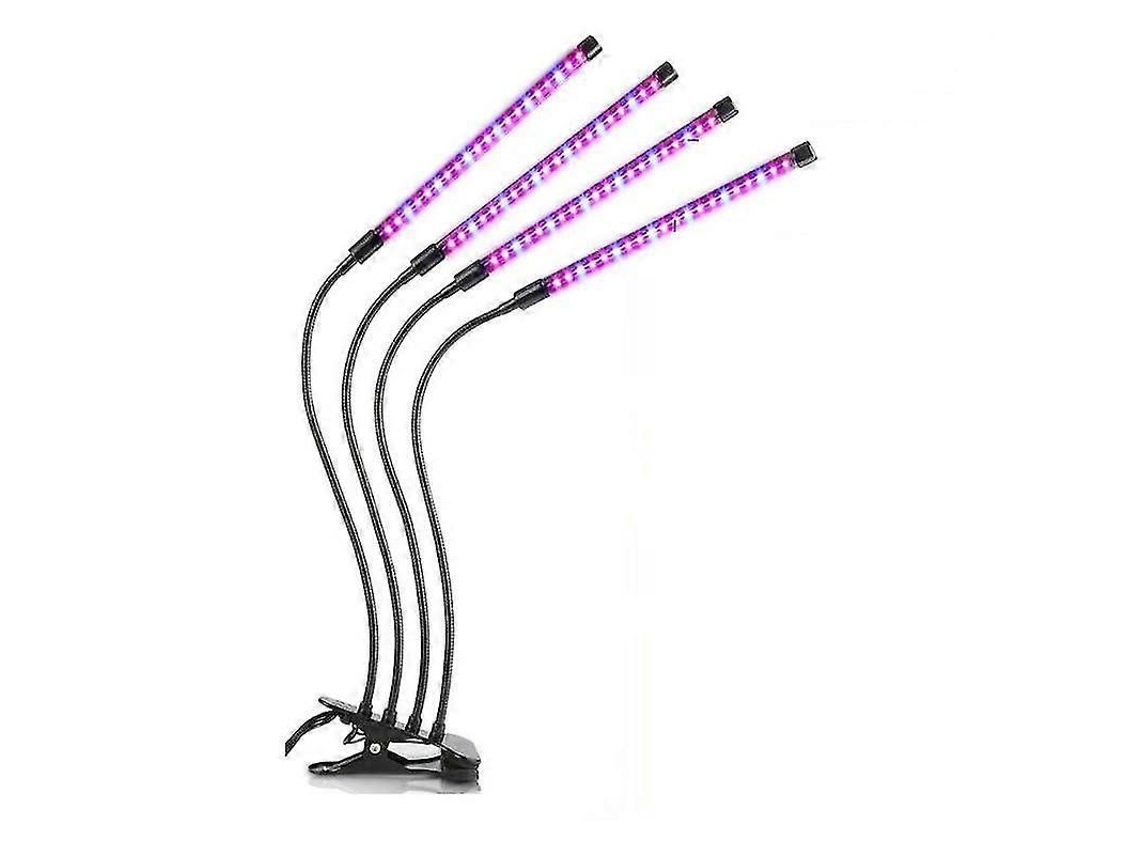 Luminária Para Plantas Com 4 Lâmpadas Fluorescentes Flexíveis