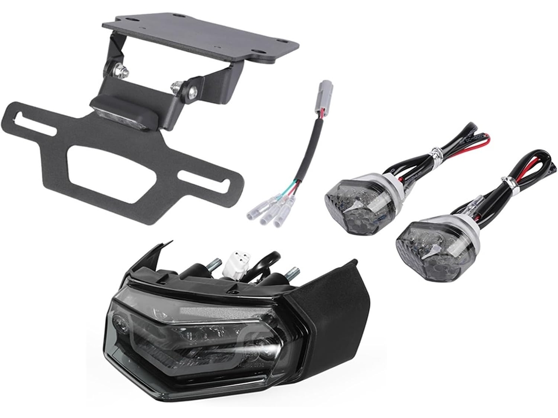 Suporte de Placa Licença para Lanterna Traseira Motocicleta Lohfgtar Tenere Compatíveis 2020 2021 2022 2023