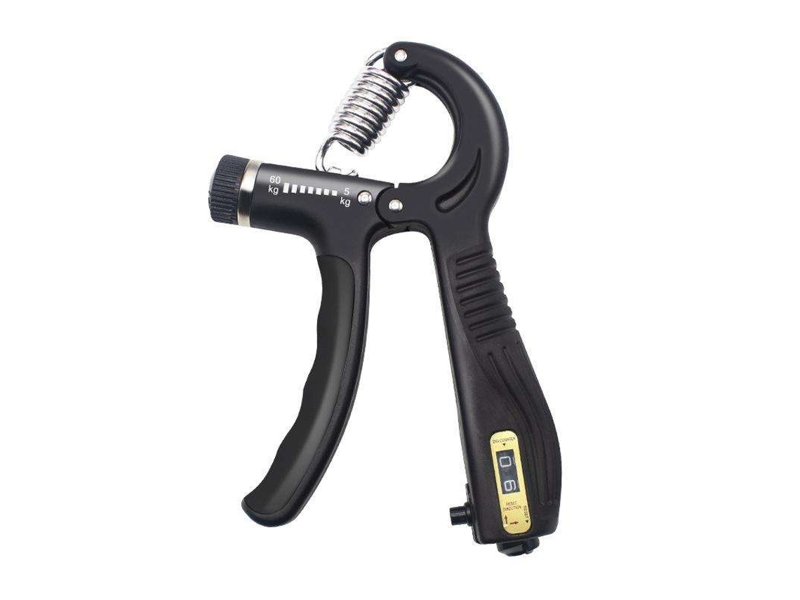 Treinador De Força De Preensão Manual Ajustável Para 5-60 Kg, Preto, Tamanho Único.-aquaforge