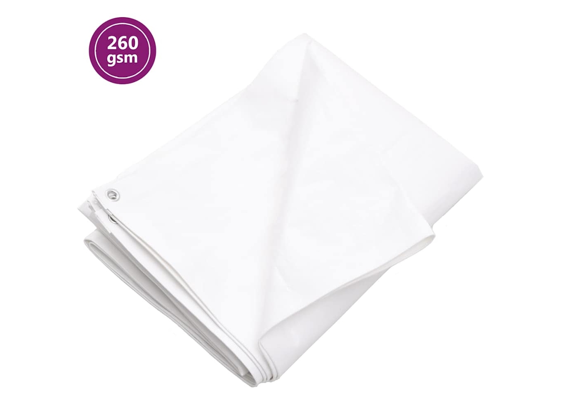 Tarpaulin, Tarpaulins Vidaxl Branco Polietileno (4 X 8 M)