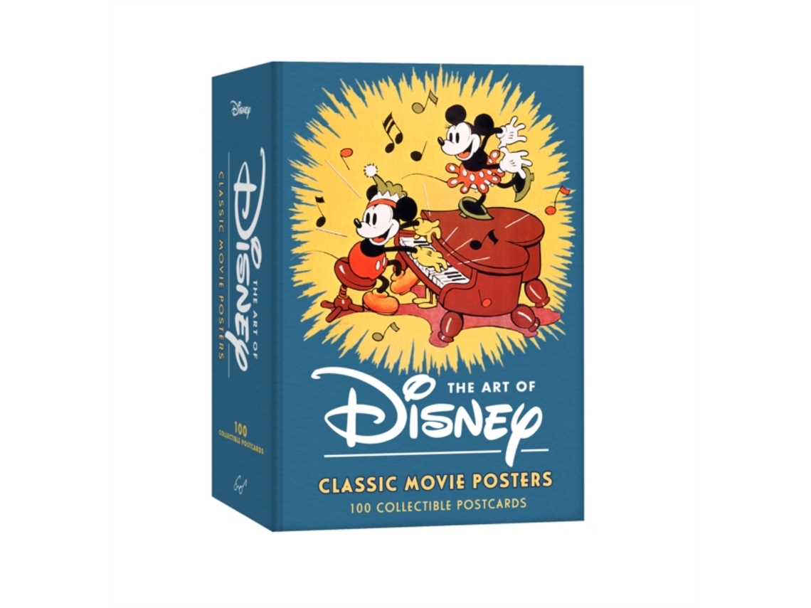 Livro The Art of Disney Iconic Movie Posters 100 Collectible Postcards de Chronicle Books (Inglês)
