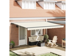 Vidaxl Estrutura De Toldo Creme 450 × 300 Cm