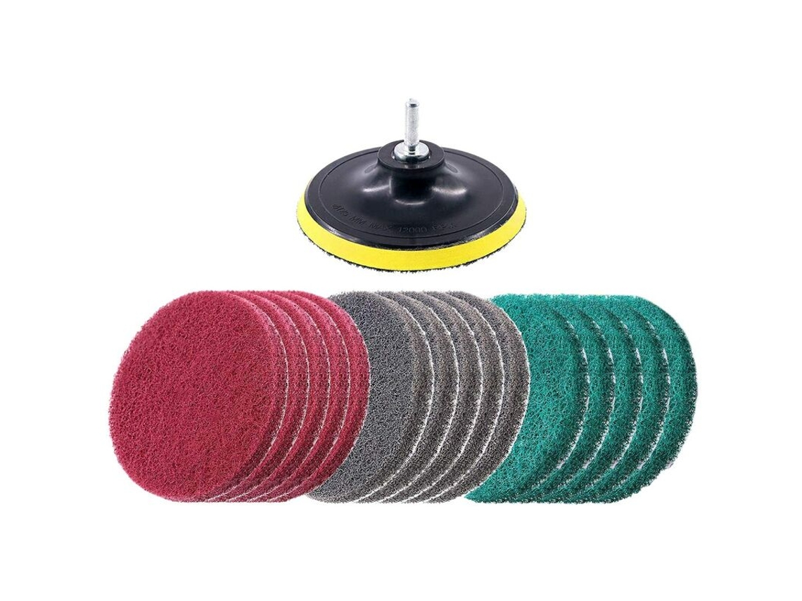 Lixa de 125 mm, grão 80, pacote com 100 unidades BRILVIBERA