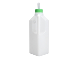Ronjoe-garrafa De Alimentação Para Bezerros 850ml Com Bico De Silicone Plástico Branco