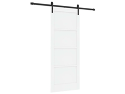 Porta Deslizante Branco e Preto 83 X 202 Cm MAISON EXCLUSIVE