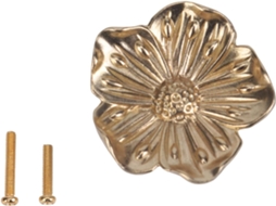 Puxador De Latão Para Armário Com Novo Design Flor Ameixeira Chinesa, Ideal Para Gavetas E Outros Móveis Resistente