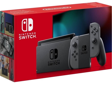 Consola Portátil Nintendo Switch V2 (32 GB - Cinzento)