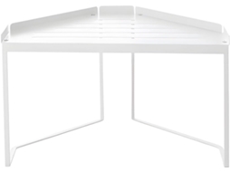 Prateleira De Canto Grande E Empilhável, Construída Em Aço Carbono, Com Design Resistente À Ferrugem, Ideal Para