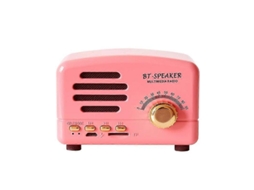 Bt01 Mini Alto Falante Bluetooth Retrô Nostalgia88