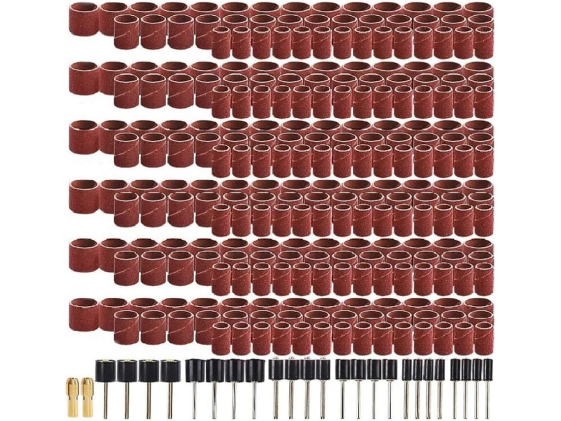 Kit De Acessórios Para Ferramenta Rotativa Com 458 Peças, Incluindo Cabeçote De Retificação De Anéis.