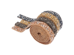 Fita Adesiva De Strass, 4 Peças, Com, Recortável, Brilhante, Roupas E Scrapbooking