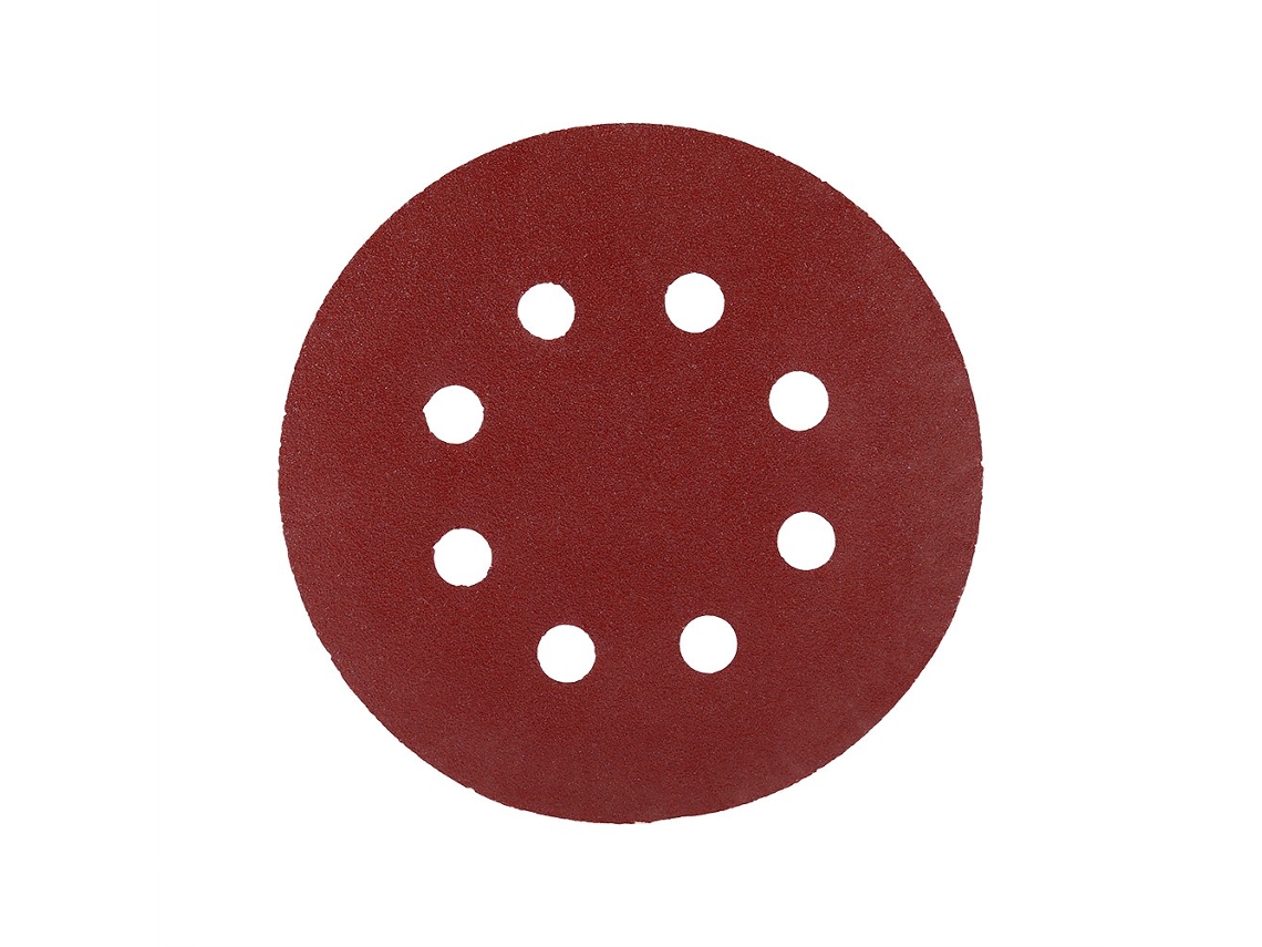 Laxiscreed Papel De Lixa Vermelho 125mm Para Esmerilagem E Polimento De Superfícies