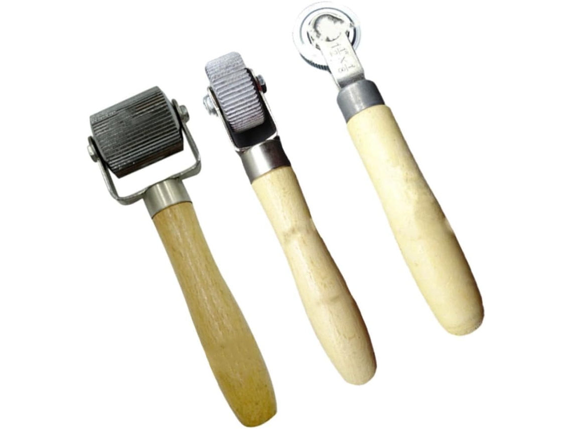 Conjunto De 3 Rolos Compactadores Para Reparo, Vedação E Adesão Pneus