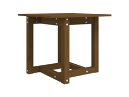 Mesa de Centro 50x50x45 Cm Pinho Maciço Castanho Mel MAISON EXCLUSIVE