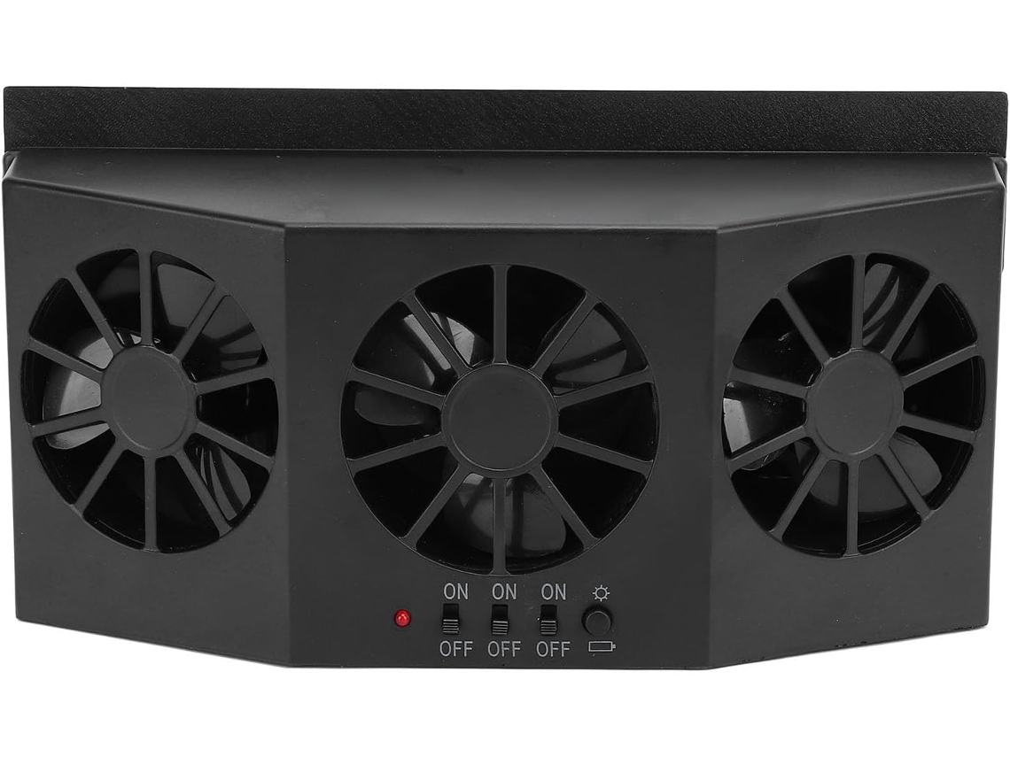 Ventilador De Exaustão Para Carro Matybobe, Ventilador Solar Automático Para Carro Com 3 Ventiladores, Ventilação