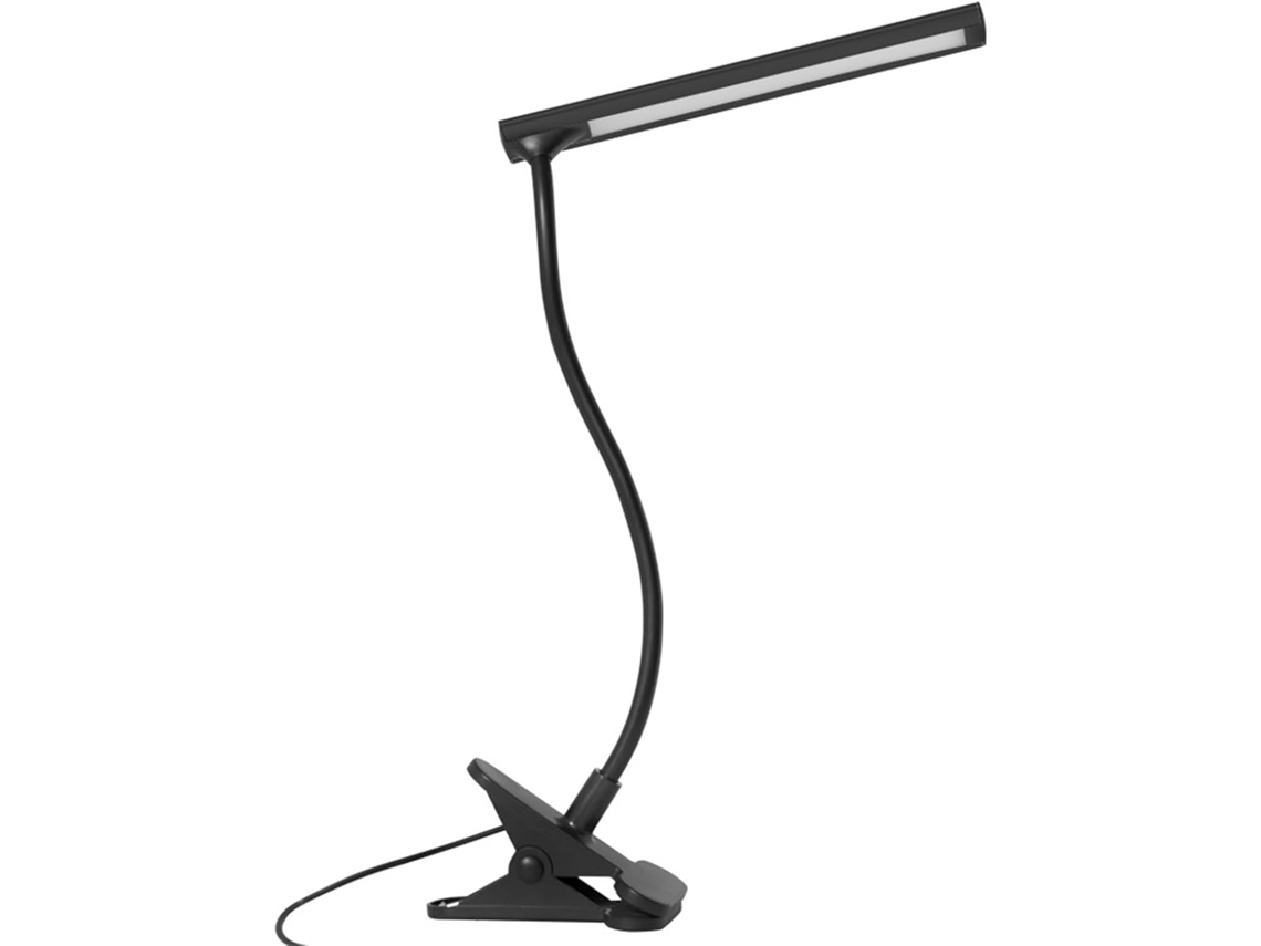 Luminária De Mesa Led Cocoarm Com Presilha Em Abs E Alumínio, Haste Flexível, Alimentação Usb, Ajuste De 360 Graus E