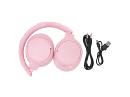 Fones Bluetooth supra auriculares EOOCOO com microfone