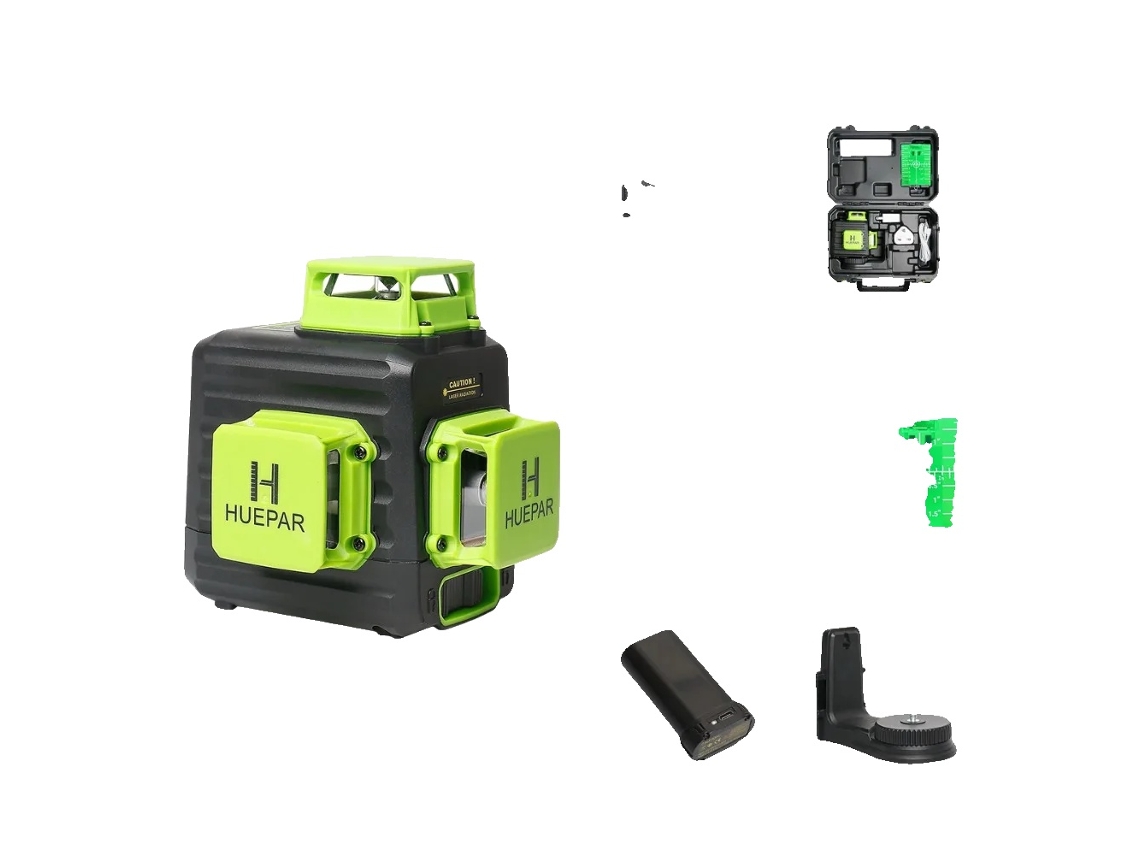 Nível A Laser, 12 Linhas, Auto-nivelante, Laser Verde