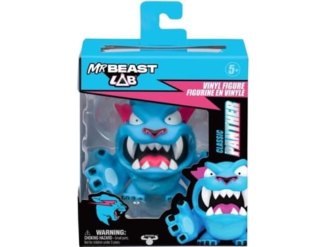 Figura de vinil - MOOSE TOYS - Classic Panther Mr. Beast Lab - 8,8 cm, Coleção