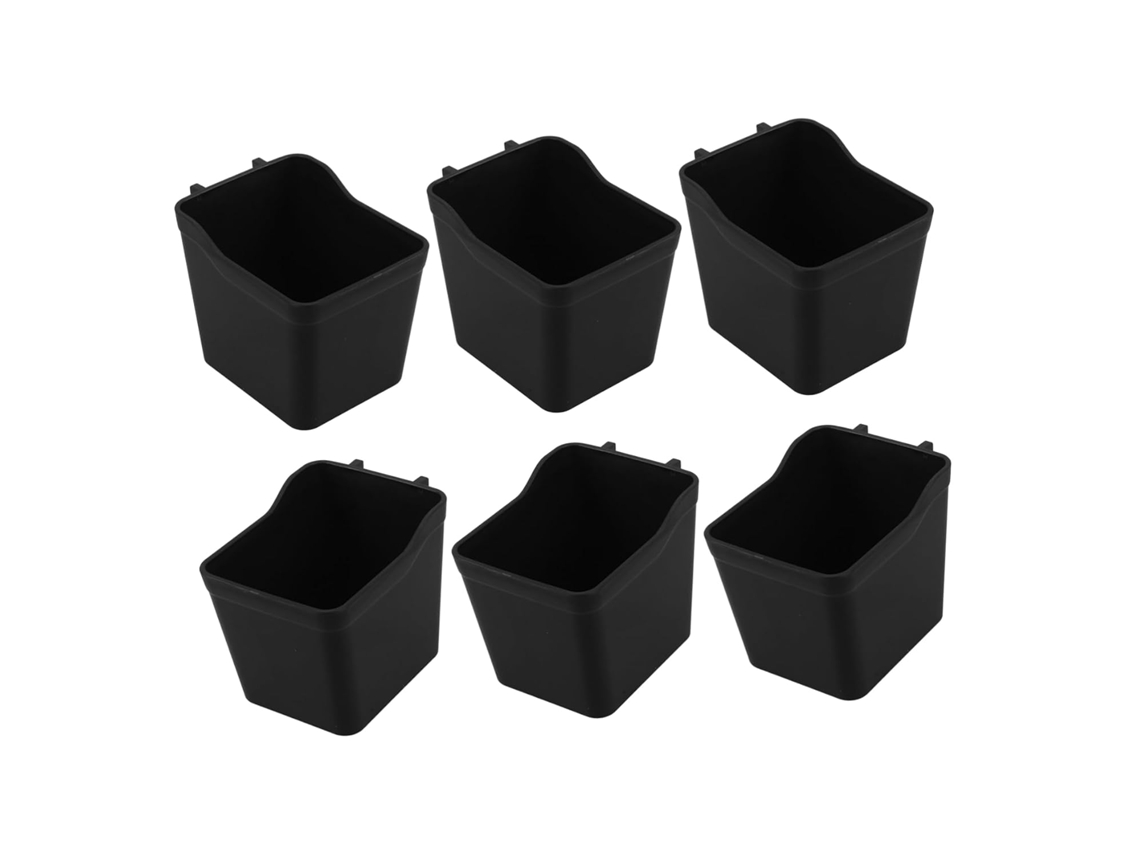 Conjunto De 6 Organizadores Painel Perfurado Com Caixas Armazenamento