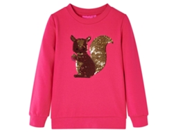 Sweatshirt Para Criança Rosa-choque 92
