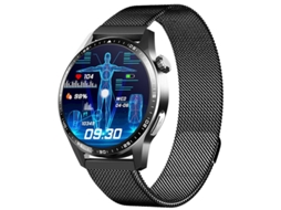Smartwatch Com Monitoramento De Estresse Ecg Açúcar No Sangue Rastreamento De Ácido Úrico Chamadas Bluetooth Recurso Sos E Modos Esport Yizhood
