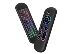 Teclado Bluetooth Sem Fio Retroiluminado Compatível Com Android Tv