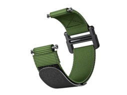 Pulseira De Relógio Lurelia Para Garmin Forerunner 735xt Gancho E Presilha Nylon Exército Verde