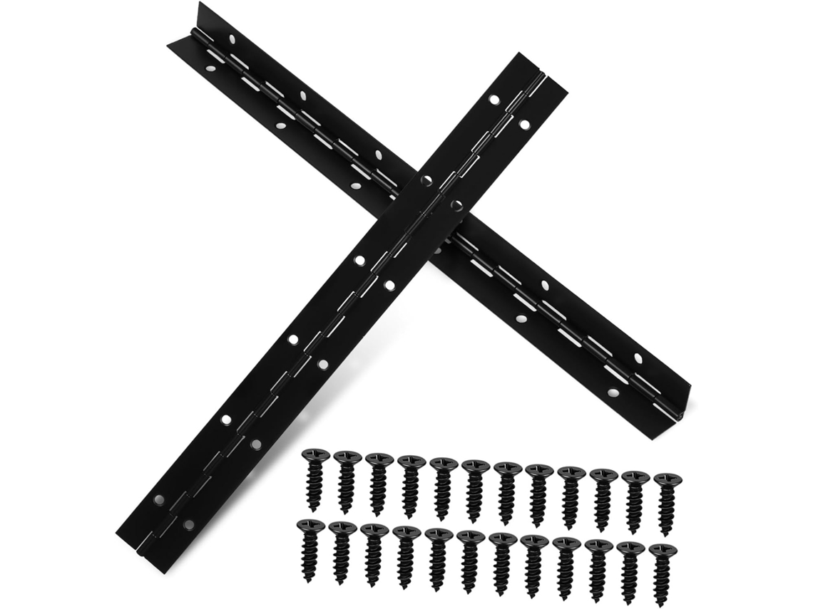 2 Dobradiças De Ferro Para Piano, Longas E Reforçadas Armários