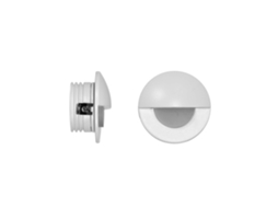 Ilo Luminária De Embutir Led Beneito Faure 2w, Luz Quente 3000k, 120° Luminária De Embutir Circular Branca