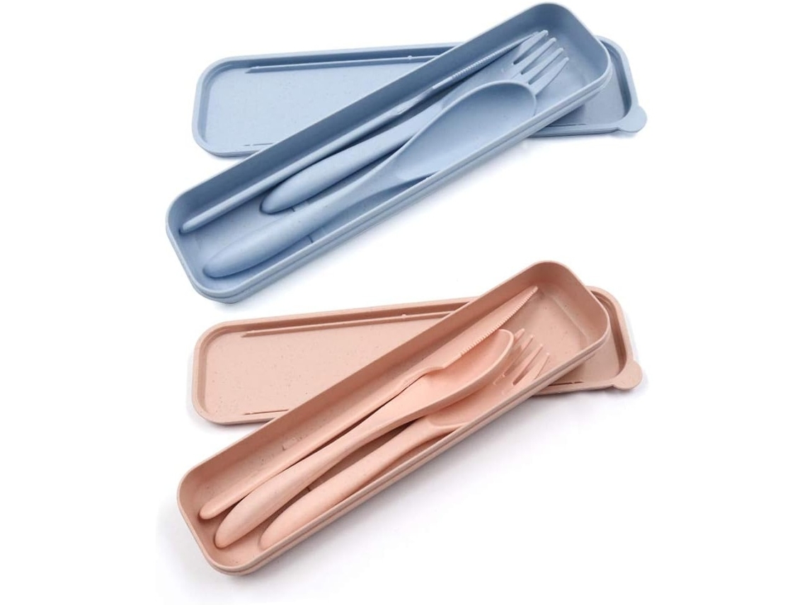 Cenografia Portátil Simples Palha Azul / Rosa 2 Conjunto