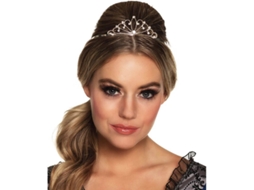 Tiara DISFRAZZES Raínha Com Brilhantes
