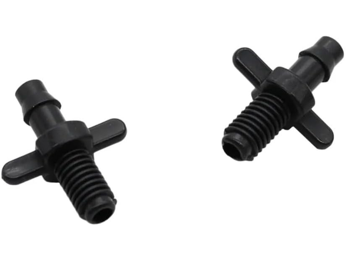 Conjunto De 20 Conectores Retos Para Mangueira 4mm Com Rosca
