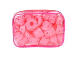 Conjunto De Enroladores De Cabelo De Silicone Ondular Sem Calor Para Casa E Viagem