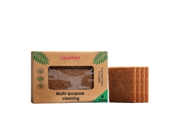 Escova para Pratos com Fibra de Coco, Ecológica e Resistente para Uso Sustentável LAXISCREED