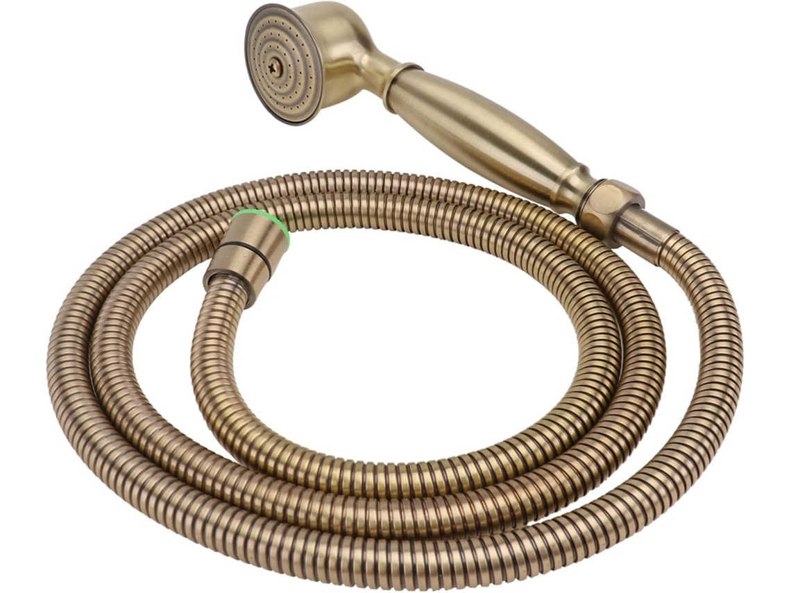 Chuveiro Mão Homoyoyo Em Latão Com Mangueira, Bocal Bronze, Acessório Para Banheiro, Ferramenta Para