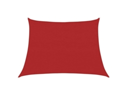 Sun Sail, Sun Sails Vidaxl Vermelho Polietileno (4/5 X 3 M)