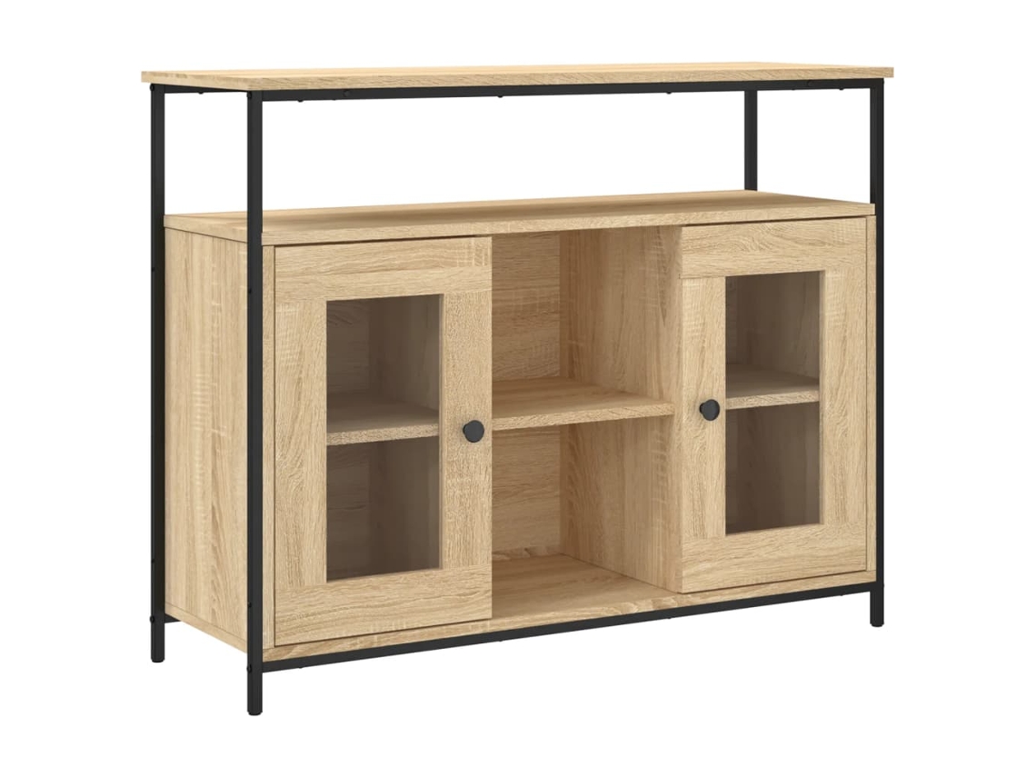 Sideboard, Sideboards Vidaxl Marrom Madeira Processada (n/a)