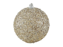 2/4 Peças Bola De Natal 8cm Com Lantejoulas Brilhantes Decoração Para Árvore De Natal Festa 2023 4 Peças Oro Champán 4
