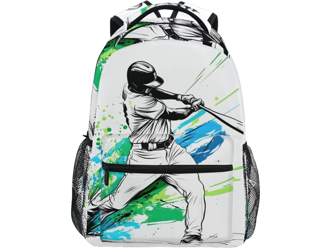 Mochila Mnsruu Para Jogador De Beisebol, Ideal Estudantes (meninos Meninas), Escolar E Casual Viagens