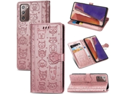 Capa Samsung Galaxy Note 20 HONGWE. Rosa
