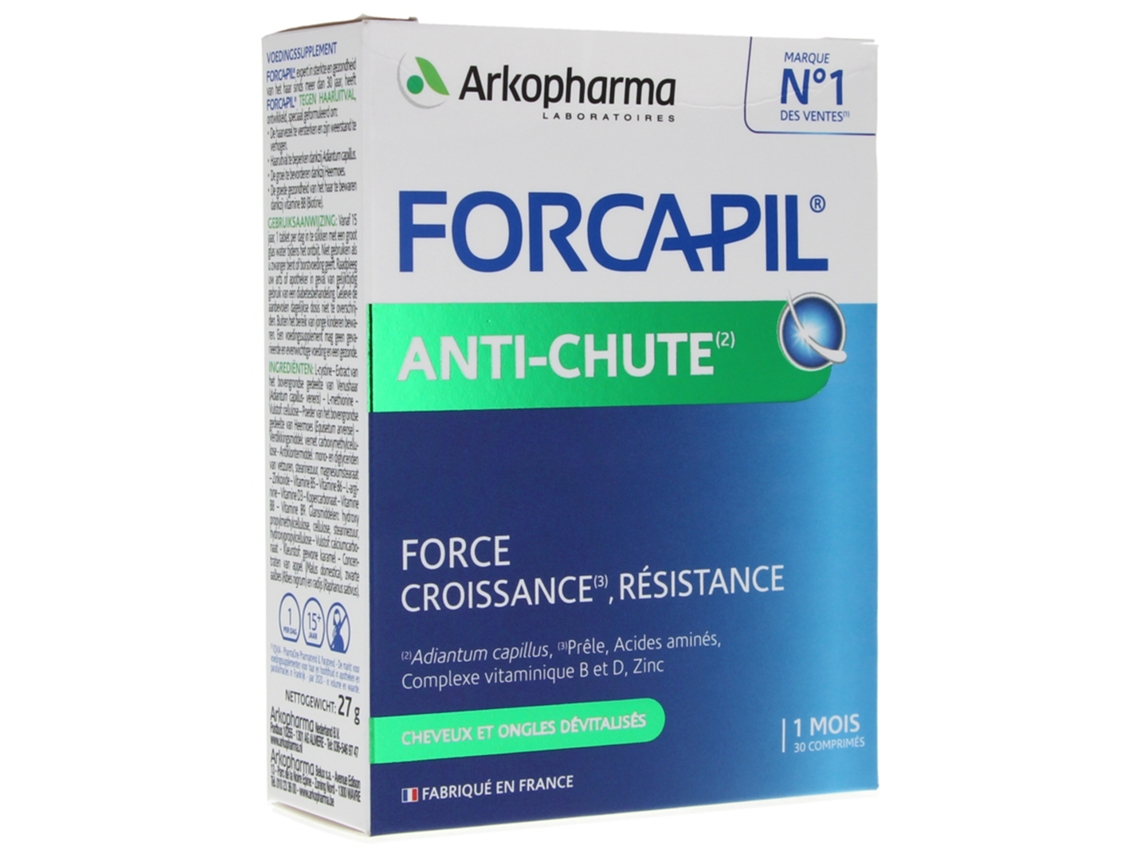 Forcapil Comprimidos Antiqueda de Cabelo 30 ARKOPHARMA