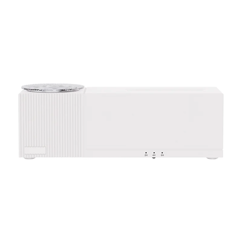 Difusor de Aromas com Chama Colorida , 7 Efeitos de Luz de Chama Simulada, Jato Delicado. MDUG (branco)